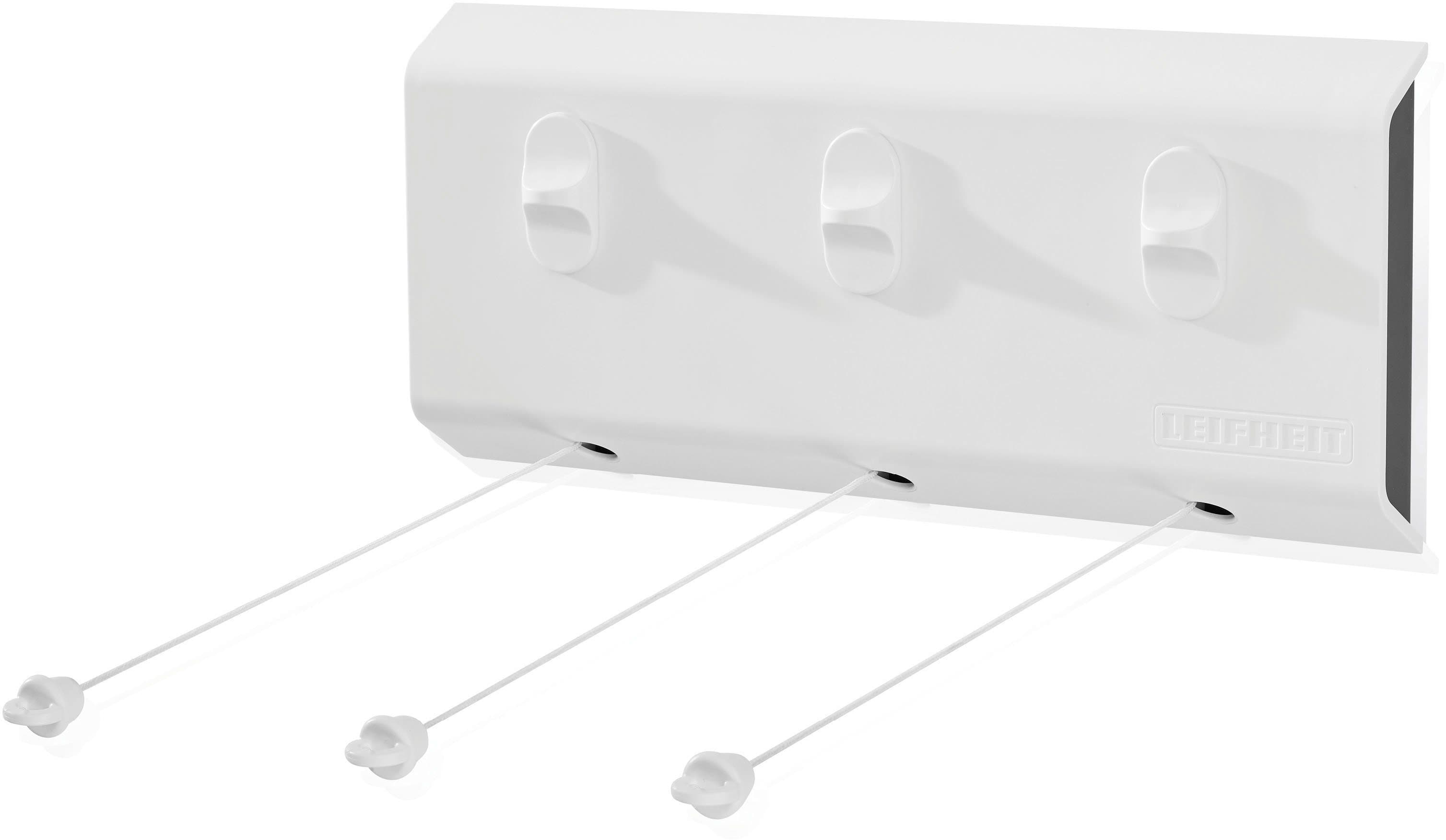 Leifheit Wand-Wäscheleine Rollfix 150 Triple Longline | Weiß