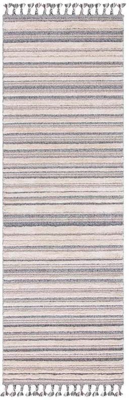 Carpet City Hochflor-Teppich Valencia 807 | Grau