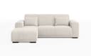Home affaire Ecksofa BORNHOLM L-Form | Beige
