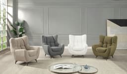 ATLANTIC home collection Sessel Shawn | Grau