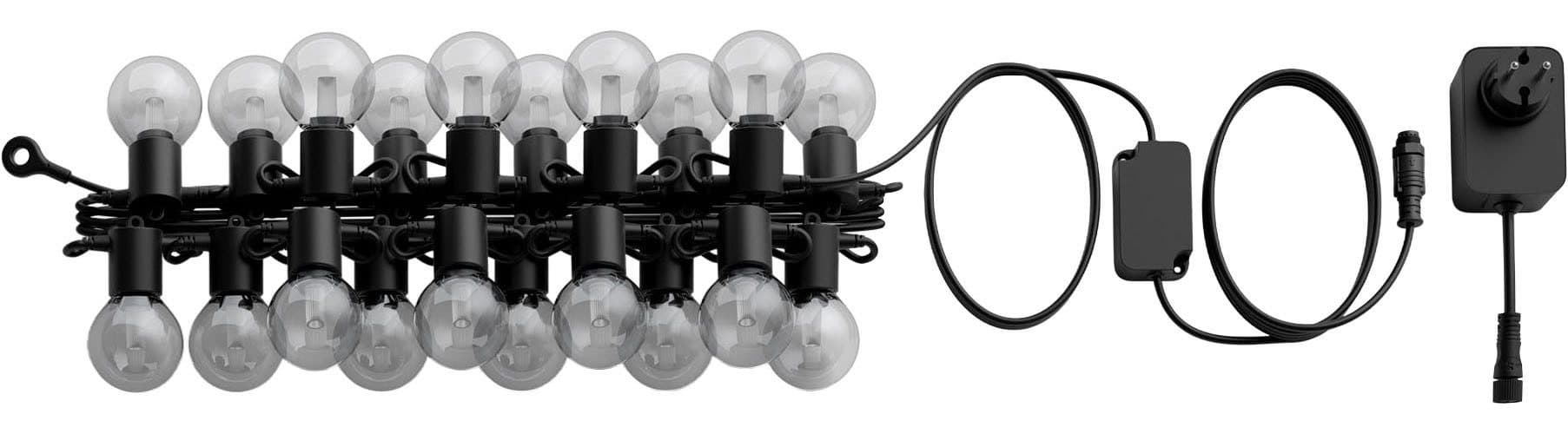 Philips Hue Festavia Globe Outdoor Lichterkette | Schwarz