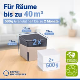 Wenko Luftentfeuchter Cube | Beige