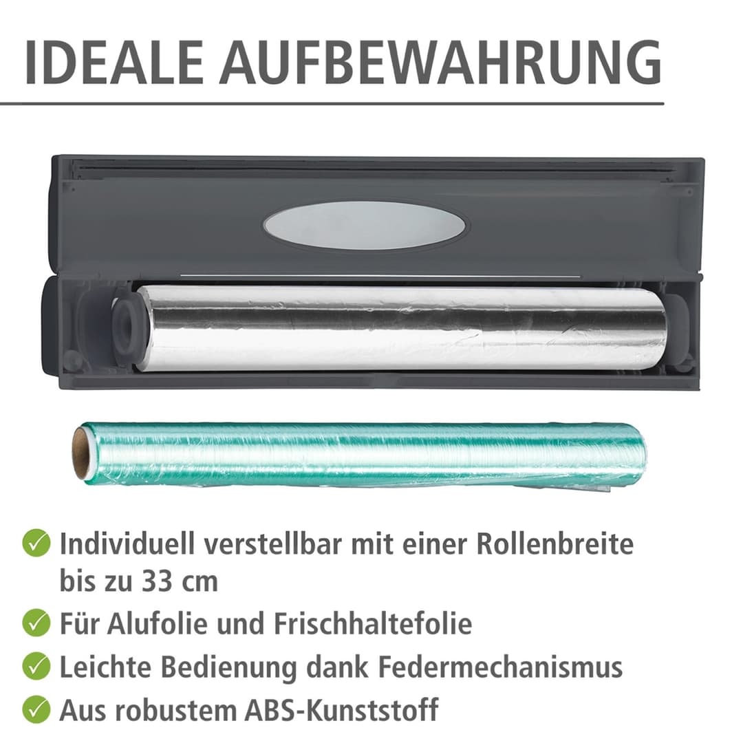 Wenko Perfect-Cutter Folienspender | Grau