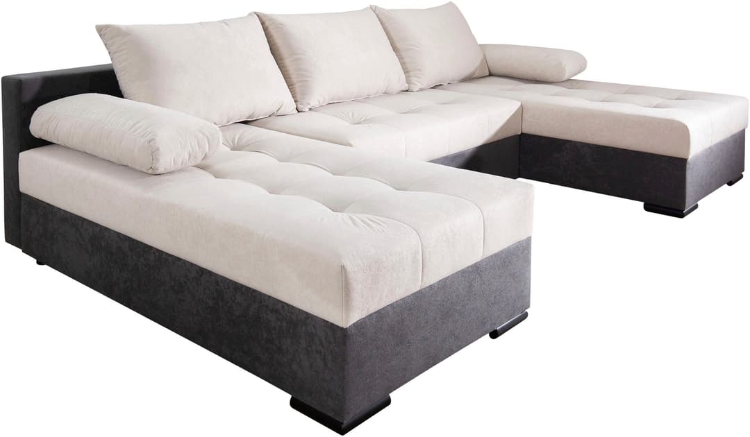 COLLECTION AB Wohnlandschaft Josy U-Form | Grau