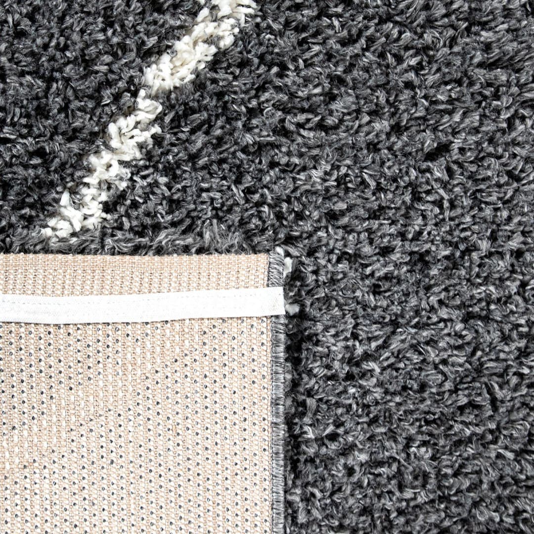 Paco Home Kalmar 442 Hochflor-Teppich | Grau