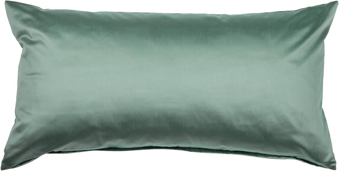 Janine Kissenbezug Colors Mako Satin | Grün