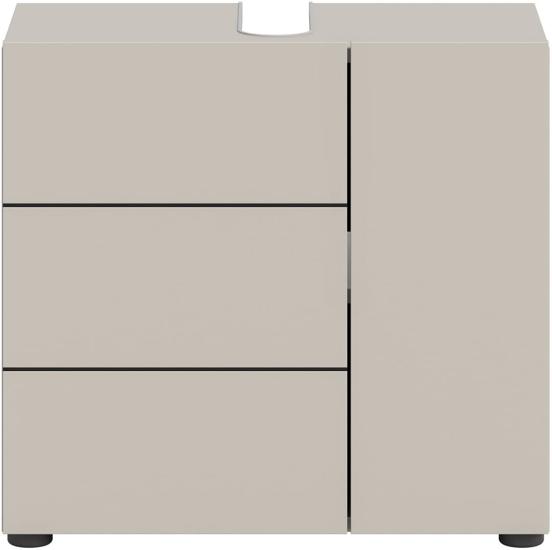 welltime Waschbeckenunterschrank BIEL | Beige