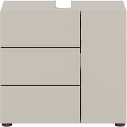 welltime Waschbeckenunterschrank BIEL | Beige