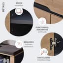 OTTO home Garderobenschrank Bergen | Holztöne 5