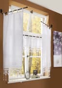 HOSSNER - ART OF HOME DECO Querbehang Großglockner | Weiß