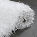 Paco Home Hochflor-Teppich Glamour 300 | Weiß 5