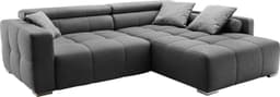 Jockenhöfer Gruppe Ecksofa Salerno L-Form | Grau