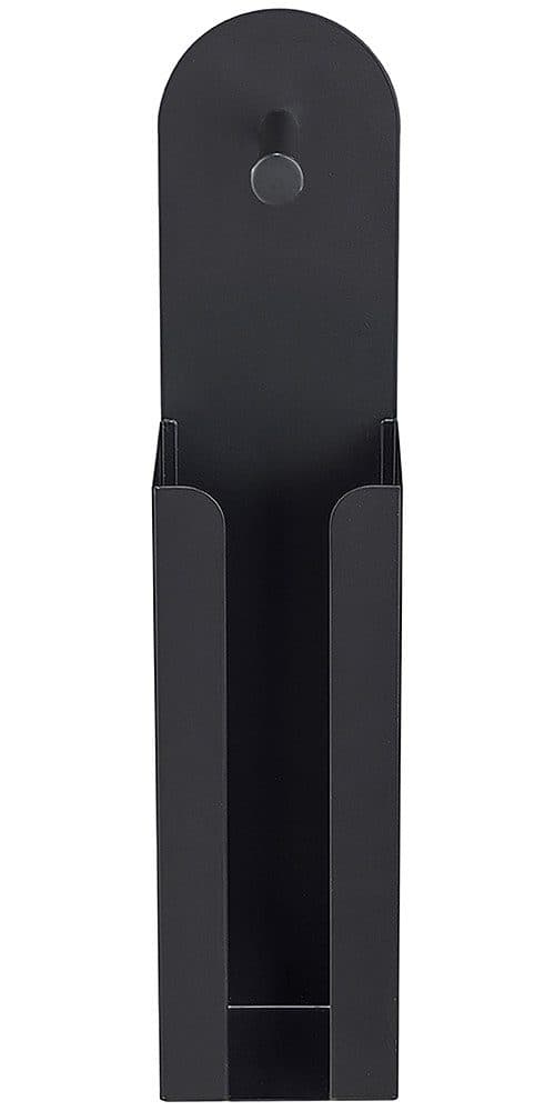 WENKO Agira Toilettenpapierhalter | Schwarz