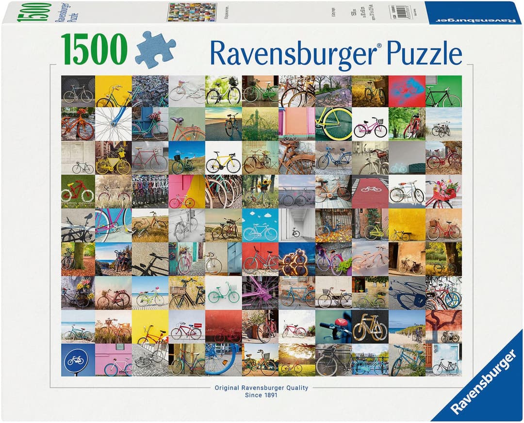 Ravensburger Puzzle 99 Fahrräder und mehr... | Mehrfarbig