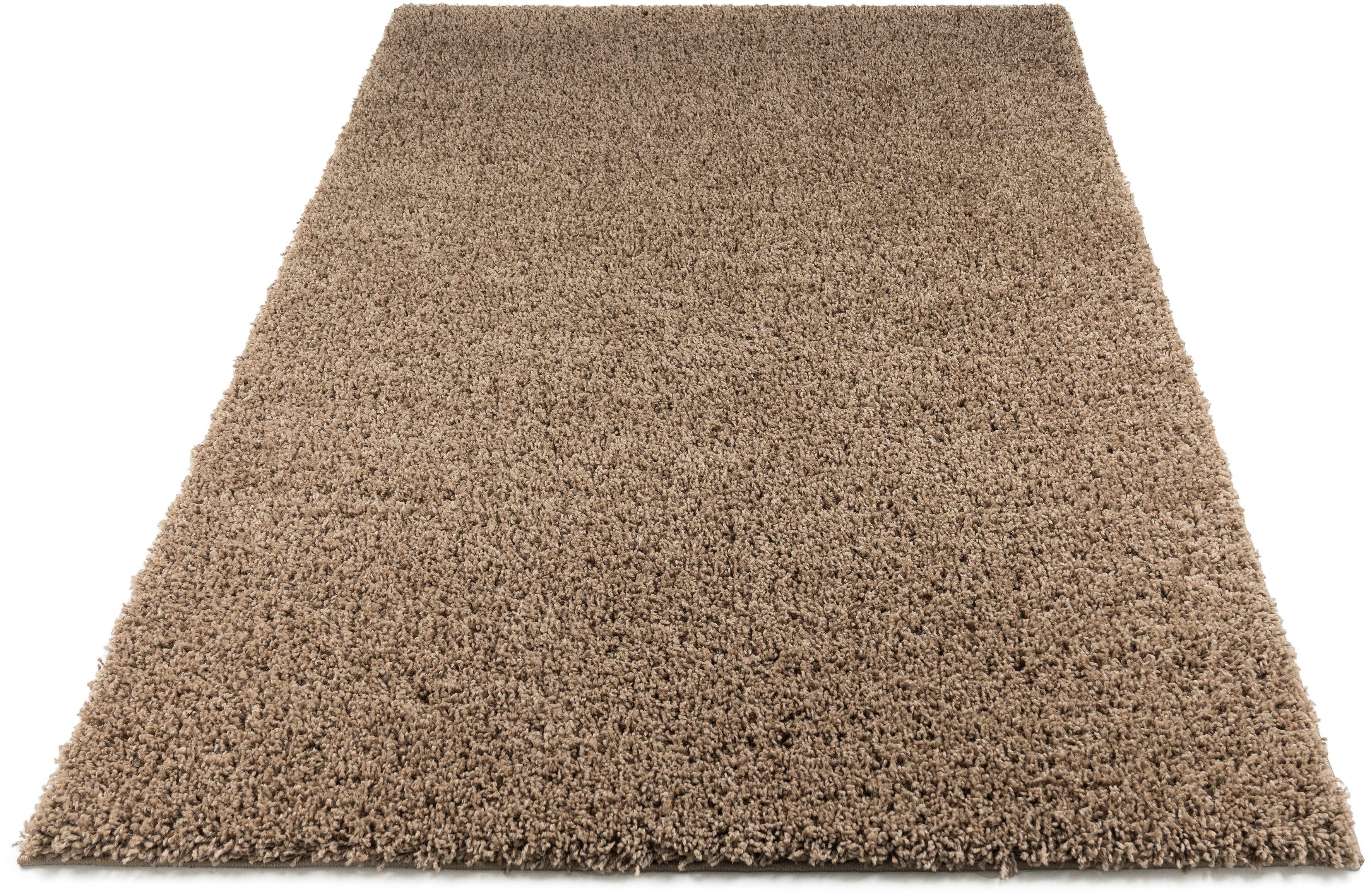 Bruno Banani Shaggy Soft Hochflor-Teppich | Braun