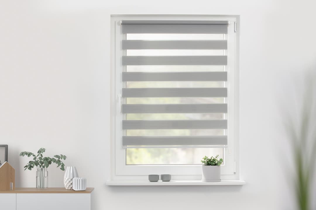 Doppelrollo Duo Rollo Klemmfix | Grau