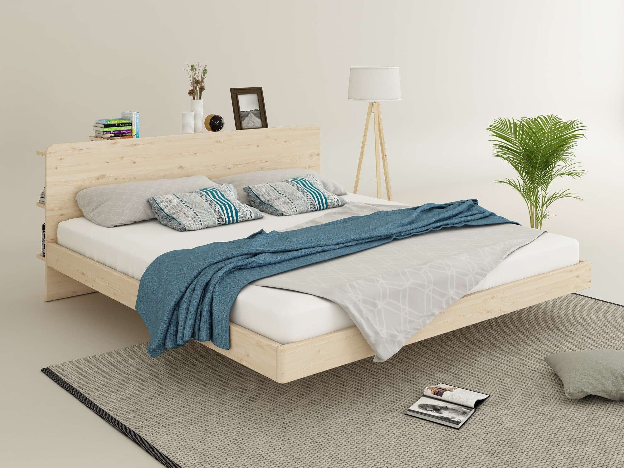OTTO home Massivholzbett Amaliah | Holztöne