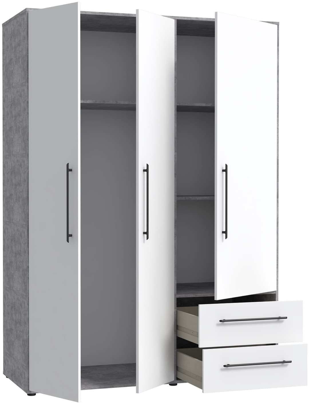 FORTE Kleiderschrank Mokkaris | Mehrfarbig