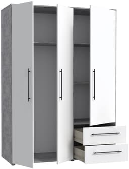 FORTE Kleiderschrank Mokkaris | Mehrfarbig