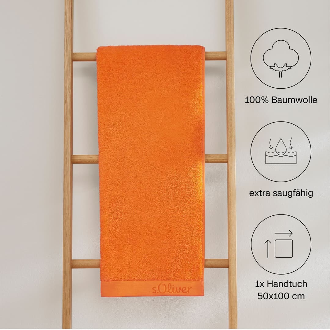 s.Oliver Handtuch | Orange
