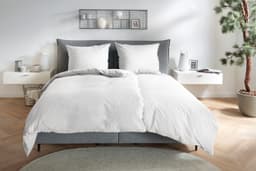 Primera Bettwäsche Stone-Washed | Weiß