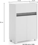 Schildmeyer Midischrank Cosmo | Weiß 4