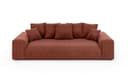 Home affaire Big-Sofa LAKESIDE 3-Sitzer Schlafsofa | Rot 2