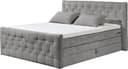 ED EXCITING DESIGN Boxspringbett "Cashfield" | Grau