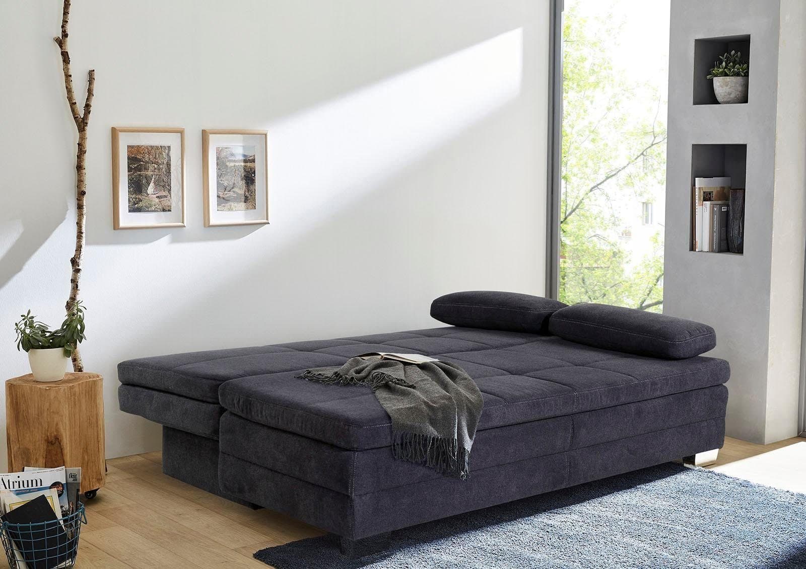Jockenhöfer Gruppe Schlafsofa Lincoln | Blau