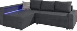 COLLECTION AB Ecksofa Relax L-Form | Grau