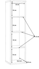 FORTE Standregal Mauro | Schwarz 5