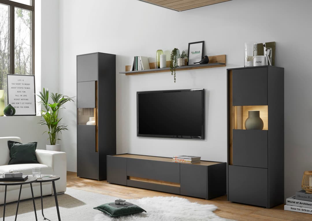 Home affaire Lowboard City/Giron | Grau