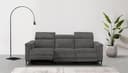 OTTO home 3-Sitzer LUND Cord | Grau