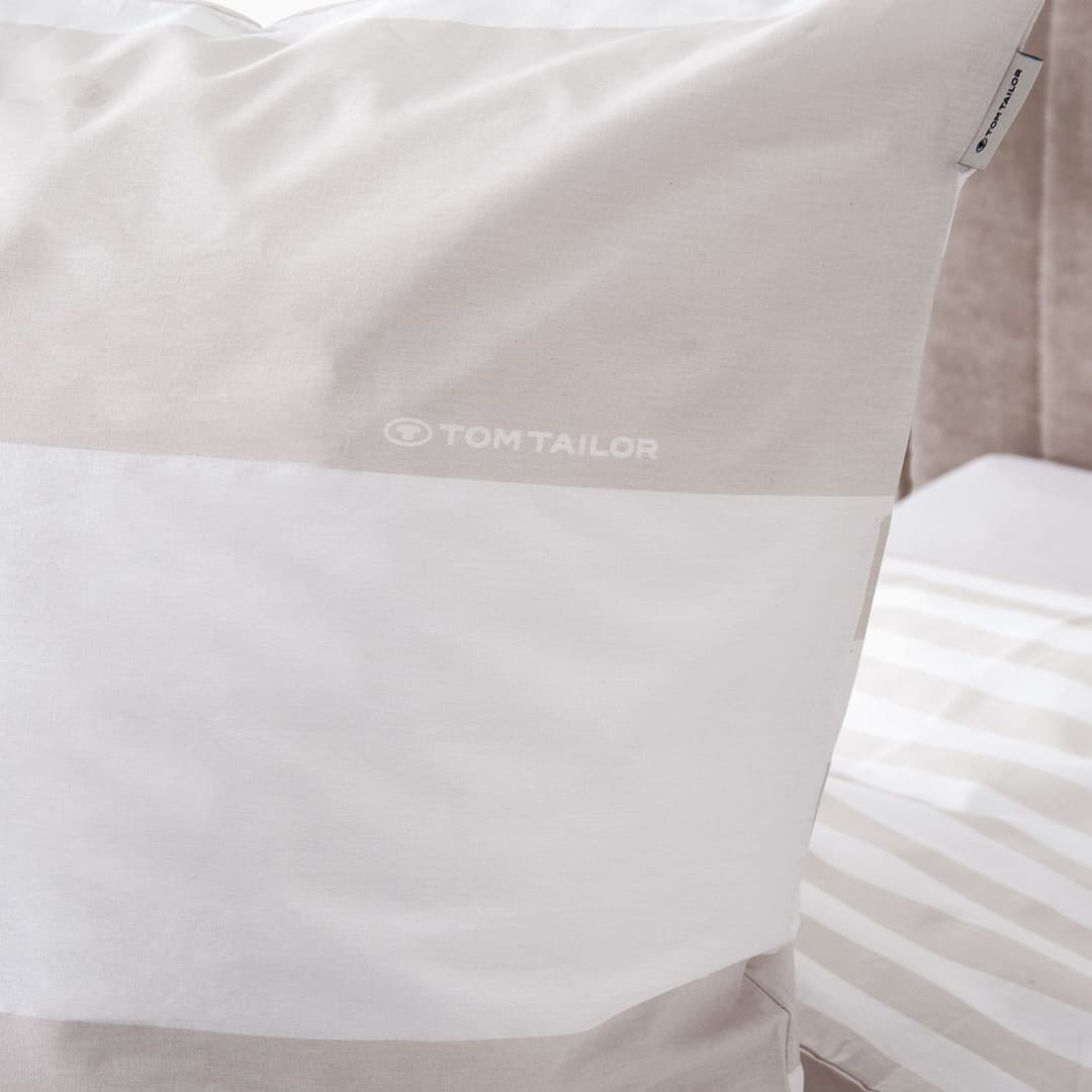 TOM TAILOR HOME Wendebettwäsche SIENA | Beige