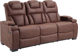 ATLANTIC home collection 3-Sitzer Faris | Braun