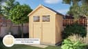 KONIFERA Gartenhaus Sylt 1 | Holztöne 2