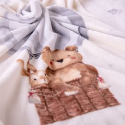 babybest® Kuscheldecke Ballonfahrt | Beige