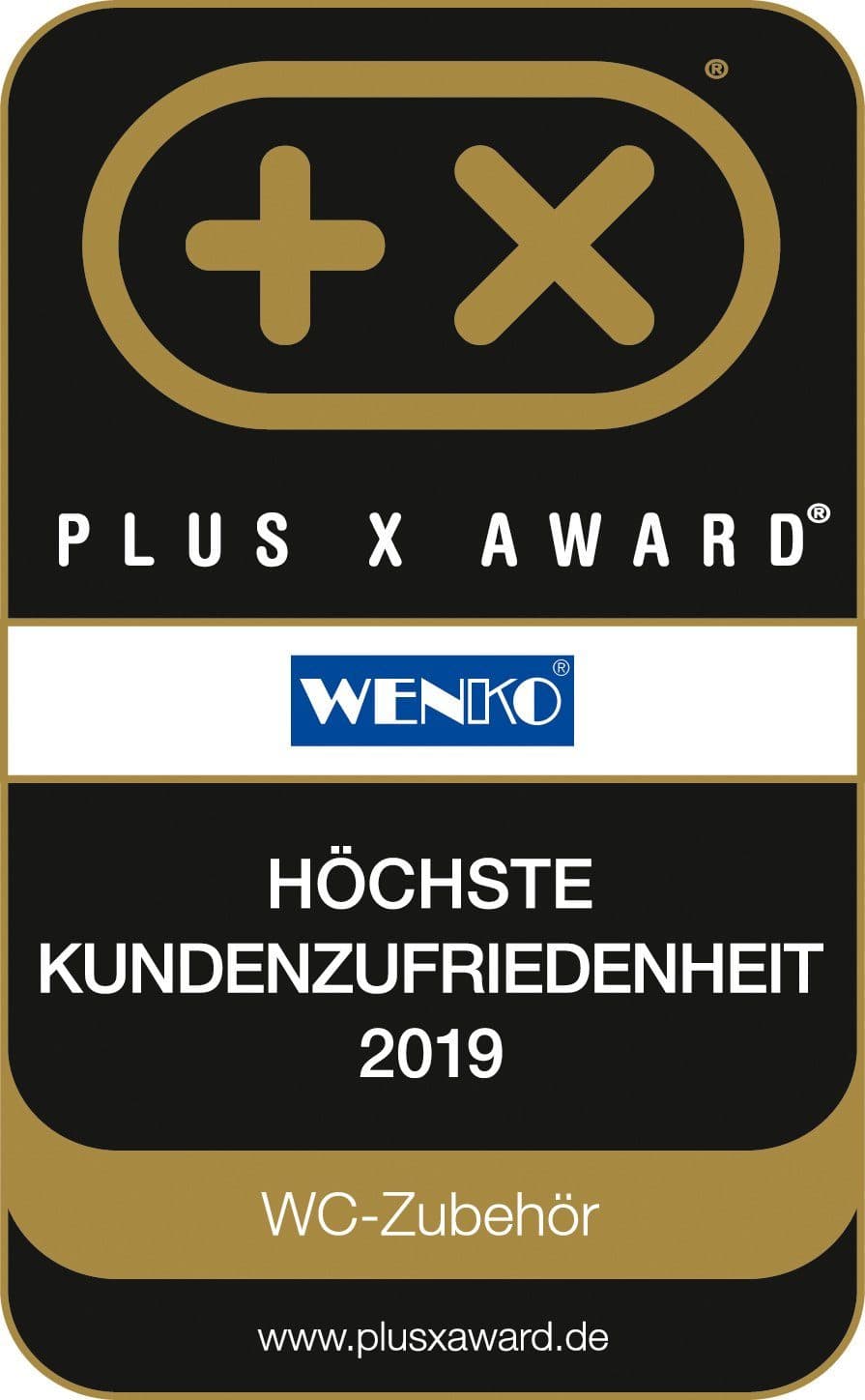 WENKO WC-Garnitur Davos | Schwarz