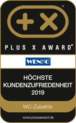 WENKO WC-Garnitur Davos | Schwarz