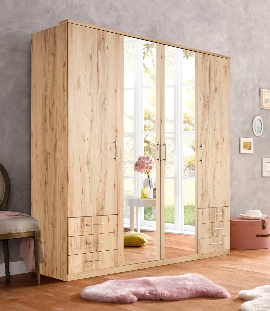 priess Kleiderschrank Husum | Holztöne
