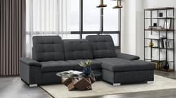 WERK2 Ecksofa Carmen | Grau