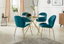 OTTO home Esstisch Silvi | Gold 5