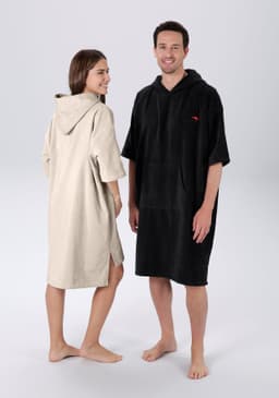 KangaROOS Badeponcho Summer | Schwarz