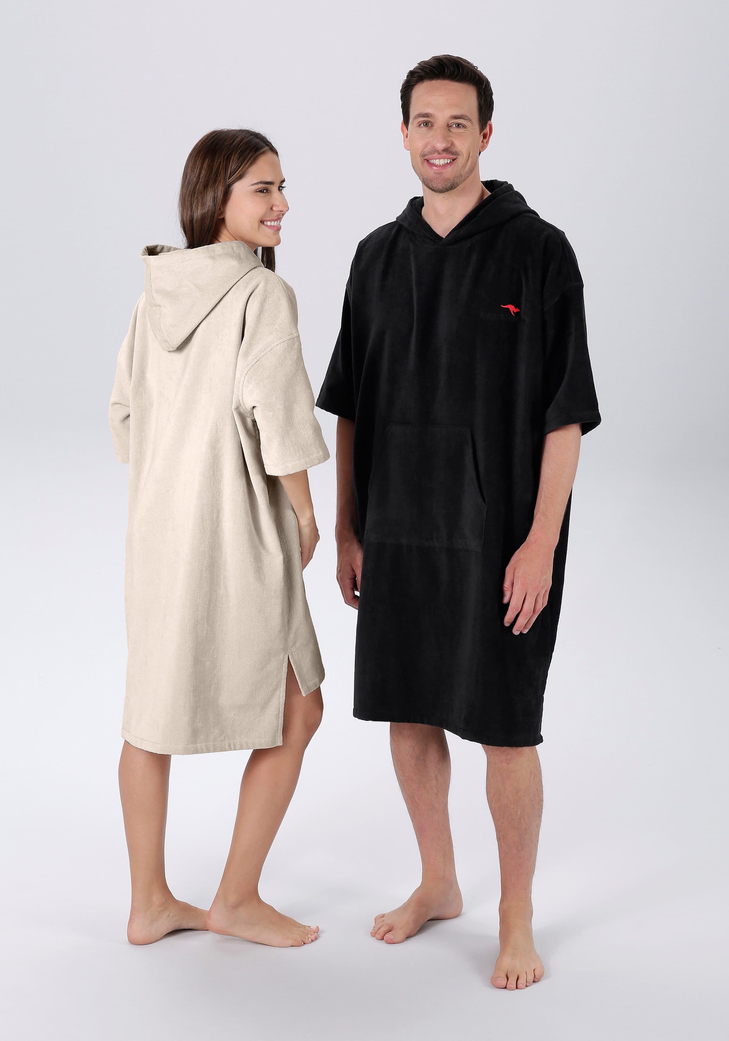 KangaROOS Badeponcho Summer | Schwarz