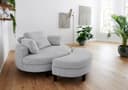 ATLANTIC home collection Loveseat Ravi | Grau
