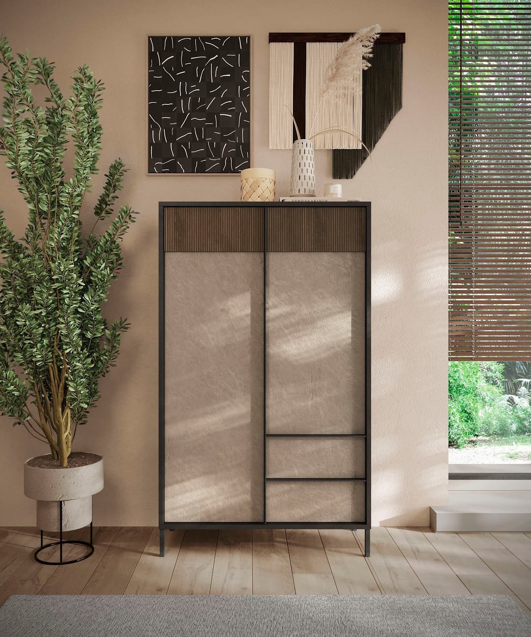 Home affaire Highboard Everest | Braun