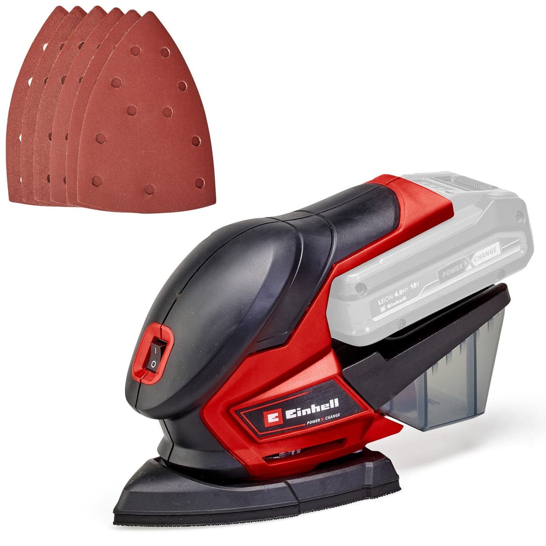 Einhell Akku-Multischleifer TE-OS 18/150 Li Solo | Mehrfarbig