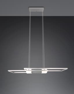 TRIO Leuchten ALBANY LED Pendelleuchte | Silber