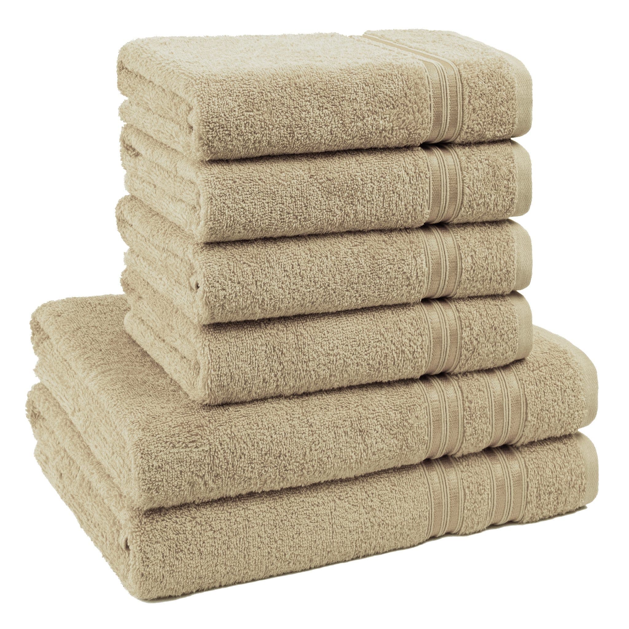 HAMMETEX Handtuch Set | Beige