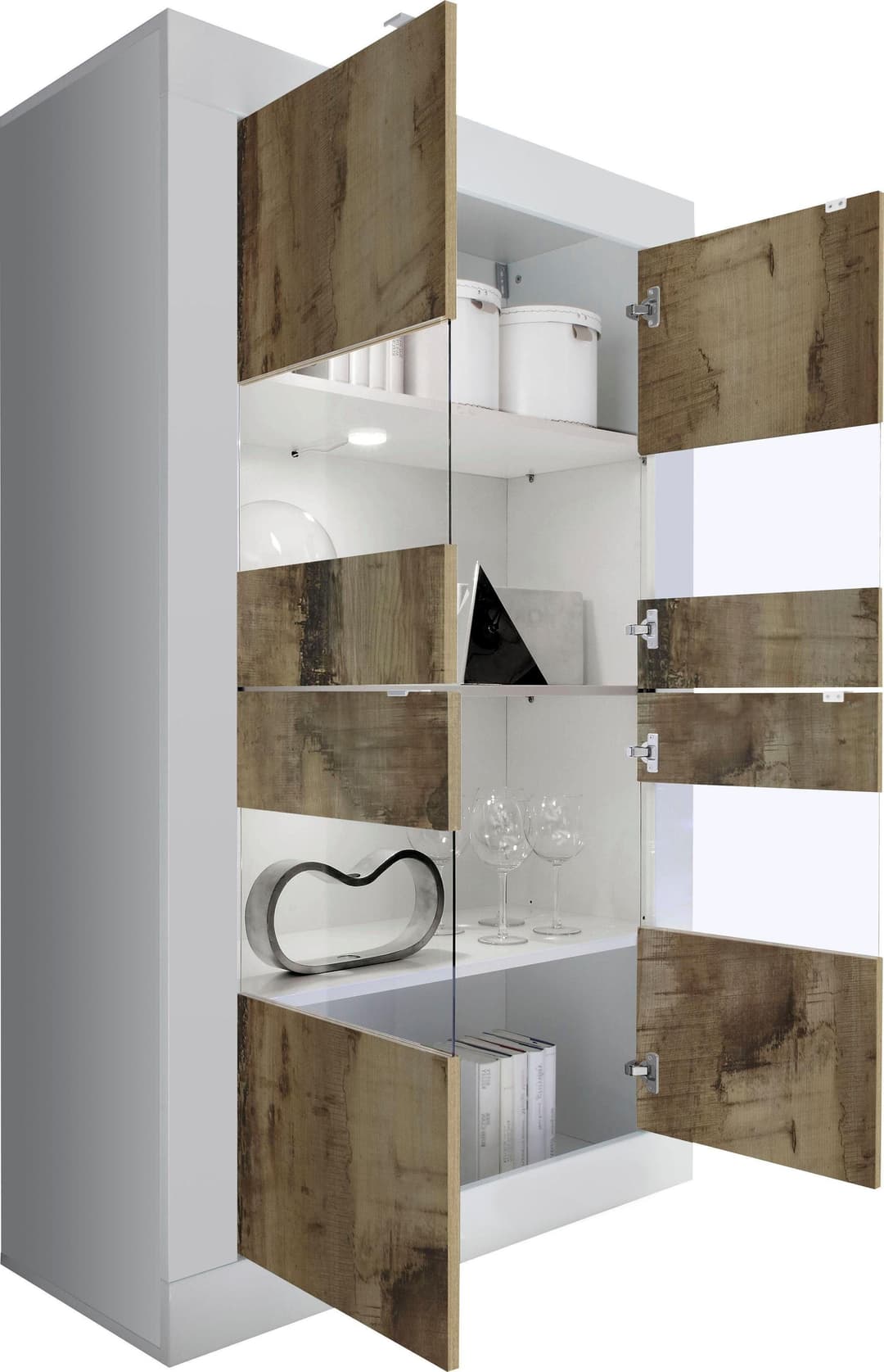 Home affaire Vitrine Basic | Weiß